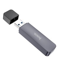 Atmiņas karte reader Hoco HB45 2-in-1 USB2.0 grey 